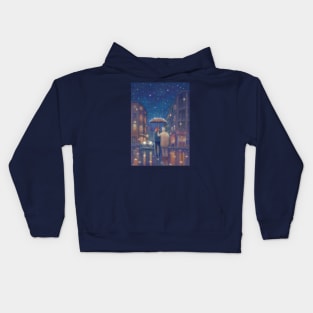 Raining stars Kids Hoodie